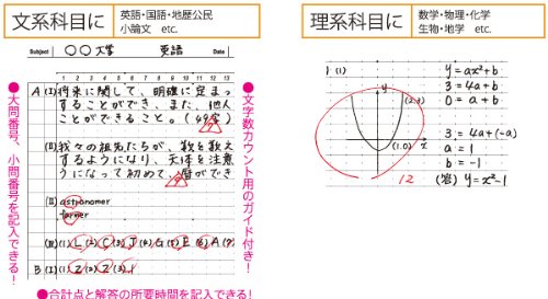 キョクトウ College(カレッジ)・記述試験対策ノート CL3S3 【10冊